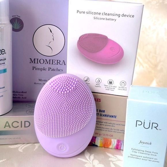 Brand New Acne Lot Silicone Facial Cleansing Device Pimple Patches Moisturizer - Picture 4 of 11